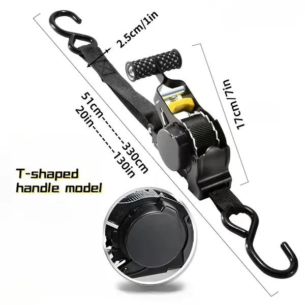 Sellora™ Retractable Ratchet Strap