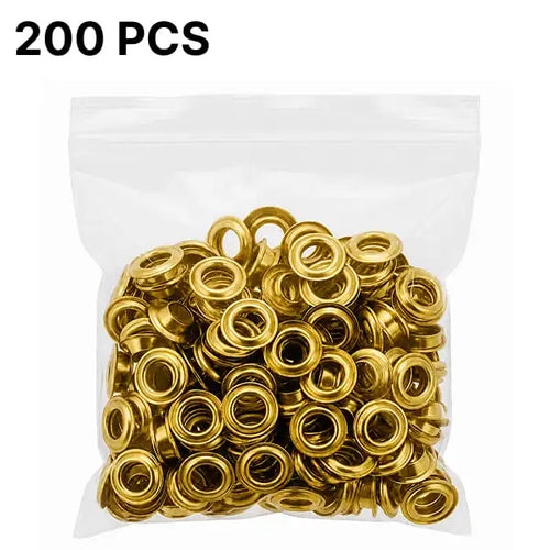 Sellora™ Gold Grommet Set (200 Pcs)