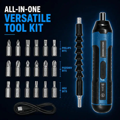 Sellora™ Rechargeable Cordless Electric Screwdriver Set