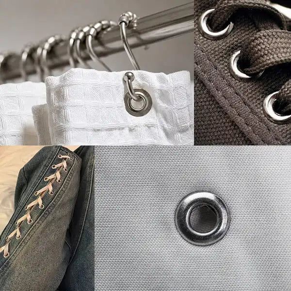 Sellora™ Silver Grommet Set (500 Pcs)