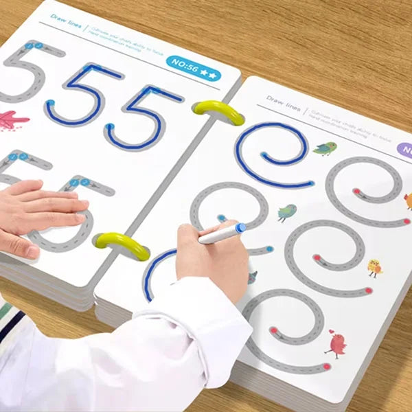 Sellora™ Reusable Tracing Workbook Set 30 Pages